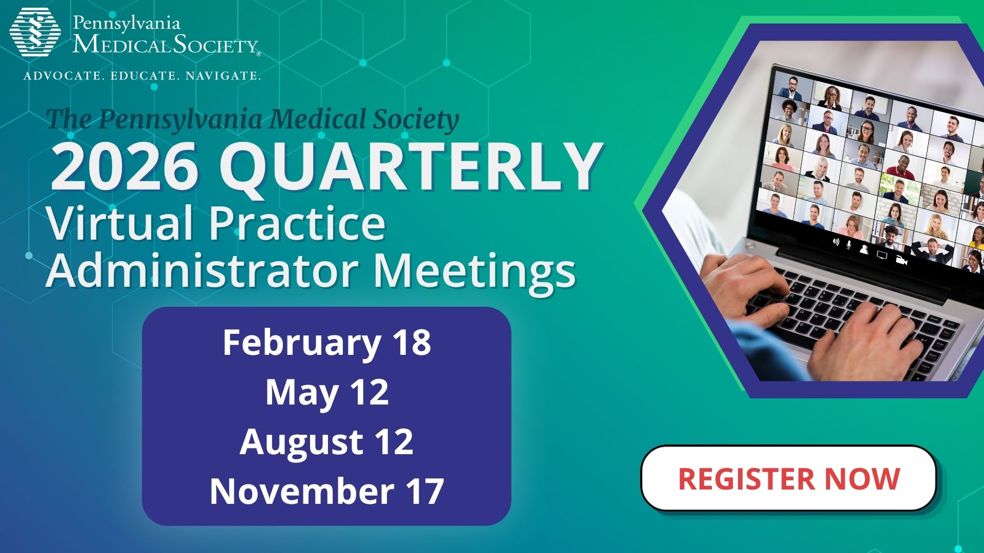 Register Now for 2026 Quarterly Virtual Practice Administrator Meetings